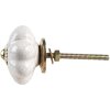Clayre & Eef 65210 Pomo Ø 4x4 cm Blanco