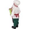 Clayre & Eef 65215 Decoración Papá Noel 26x16x46 cm Rojo