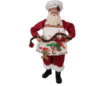 Clayre & Eef 65216 Decoración Papá Noel...