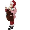 Clayre & Eef 65220 Decoración Papá Noel 16x8x28 cm Rojo