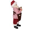 Clayre & Eef 65220 Decoración Papá Noel 16x8x28 cm Rojo