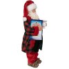 Clayre & Eef 65222 Decoración Papá Noel 16x8x28 cm Rojo