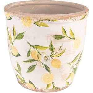 Clayre & Eef 6CE1532L Maceta Limones Amarillo...