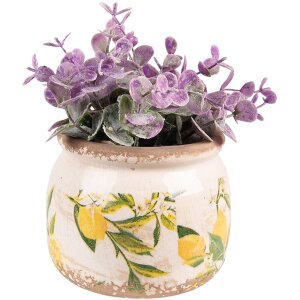 Clayre & Eef 6CE1535S Maceta decorativa Ø 12x9...