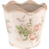 Clayre & Eef 6CE1537L Maceta decorativa Ø 18x17 cm Rosa - Beige