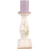 Clayre & Eef 6CE1539L Candelero Ø 13x30 cm Rosa - Beige
