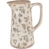 Clayre & Eef 6CE1547 Maceta Decorativa 15x10x19 cm Verde - Beige