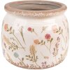 Clayre & Eef 6CE1551L Maceta decorativa Ø 20x15 cm Rosa - Verde