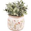 Clayre & Eef 6CE1551L Maceta decorativa Ø 20x15 cm Rosa - Verde