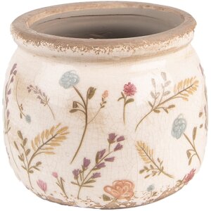 Clayre & Eef 6CE1551S Maceta decorativa Ø 12x9...