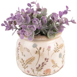 Clayre & Eef 6CE1551S Maceta decorativa Ø 12x9...