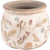 Clayre & Eef 6CE1551S Maceta decorativa Ø 12x9 cm Rosa - Verde