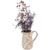Clayre & Eef 6CE1552M Maceta decorativa 16x11x18 cm Rosa - Beige