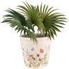 Clayre & Eef 6CE1555L Maceta decorativa Ø 21x19 cm Rosa - Beige