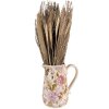 Clayre & Eef 6CE1559L Maceta Decorativa 20x14x23 cm Rosa - Beige