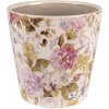 Clayre & Eef 6CE1562S Maceta decorativa Ø 14x13 cm Rosa - Beige