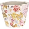 Clayre & Eef 6CE1562XS Maceta decorativa Ø 12x10 cm Rosa - Beige