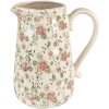 Clayre & Eef 6CE1563L Maceta Decorativa 20x14x23 cm Rosa - Beige