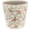 Clayre & Eef 6CE1566L Maceta decorativa Ø 19x18 cm Rosa - Beige