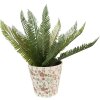 Clayre & Eef 6CE1566M Maceta decorativa Ø 17x16 cm Rosa - Beige