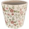 Clayre & Eef 6CE1566S Maceta decorativa Ø 14x13 cm Rosa - Beige