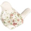 Clayre & Eef 6CE1567L Decoración Pájaro 19x11x14 cm Rosa - Beige