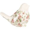 Clayre & Eef 6CE1567L Decoración Pájaro 19x11x14 cm Rosa - Beige