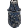 Clayre & Eef 6CE1571M Jarrón decorativo Ø 13x25 cm Azul
