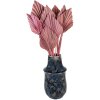 Clayre & Eef 6CE1571M Jarrón decorativo Ø 13x25 cm Azul