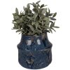 Clayre & Eef 6CE1573M Maceta decorativa Ø 15x13 cm Azul
