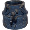 Clayre & Eef 6CE1573S Maceta decorativa Ø 12x11 cm Azul