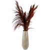 Clayre & Eef 6CE1576L Jarrón decorativo Ø 14x40 cm Verde - Beige