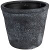 Clayre & Eef 6CE1579S Maceta decorativa Ø 8x7 cm Gris