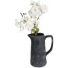 Clayre & Eef 6CE1582L Jarra Decoración 20x13x25 cm Cerámica Gris