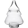 Clayre & Eef 6GL4222 Tarro de almacenaje árbol de Navidad Ø19x29cm cristal estilo campestre