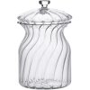 Clayre & Eef 6GL4227 Tarro con Tapa Ø 9x15 cm Redondo
