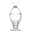 Clayre & Eef 6GL4232 Tarro con Tapa Ø 8x21 cm Bombonera Transparente