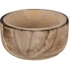 Clayre & Eef 6H2131 Bol Ø 28x13 cm Bol redondo marrón para servir