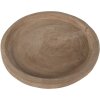 Clayre & Eef 6H2135CH Bol Ø 26x3 cm Bol redondo marrón para servir
