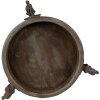 Clayre & Eef 6H2181 Cuenco decorativo Ø 33x13 cm Marrón - Gris Redondo