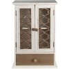 Clayre & Eef 6H2183 Armario 32x13x51 cm Blanco - Marrón Librería
