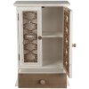 Clayre & Eef 6H2183 Armario 32x13x51 cm Blanco - Marrón Librería