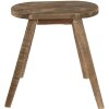 Clayre & Eef 6H2206 Mesa Jardinera 30x16x32 cm Oval Marrón