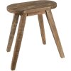 Clayre & Eef 6H2206 Mesa Jardinera 30x16x32 cm Oval Marrón