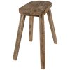 Clayre & Eef 6H2206 Mesa Jardinera 30x16x32 cm Oval Marrón