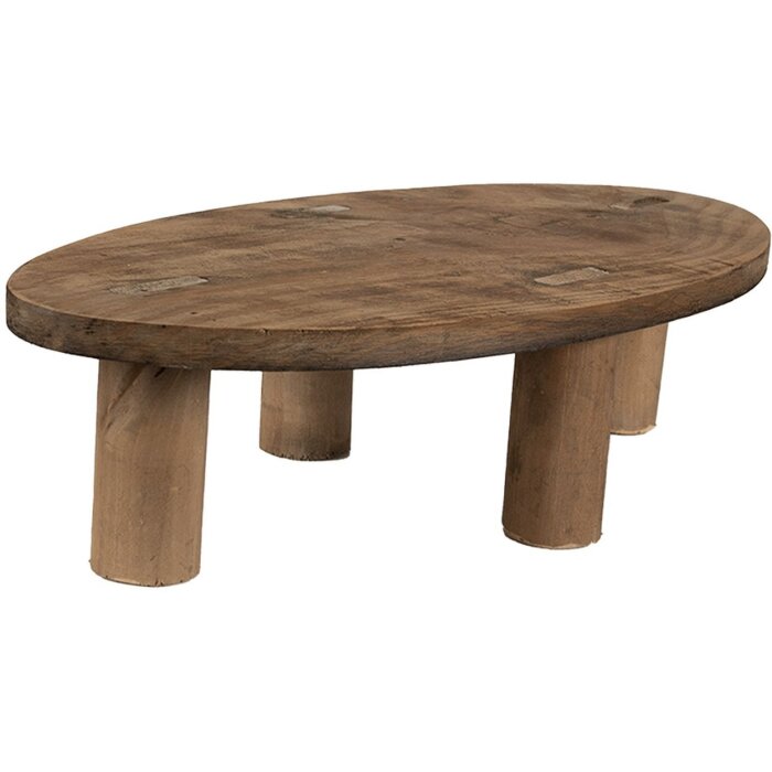 Clayre & Eef 6H2219 Jardinera 40x20x11 cm Oval Marrón