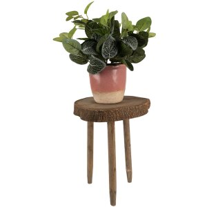 Clayre & Eef 6H2221 Jardinera Ø 24x36 cm Marrón