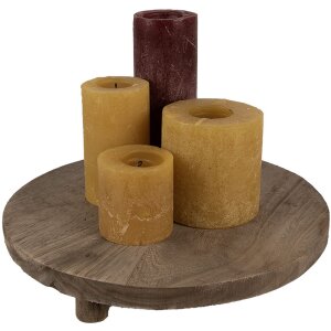 Clayre & Eef 6H2225 Jardinera Ø 33x6 cm Marrón