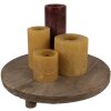Clayre & Eef 6H2225 Jardinera Ø 33x6 cm Marrón