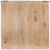 Clayre & Eef 6H2265 Armario 53x15x51 cm Blanco - Marrón Rectángulo